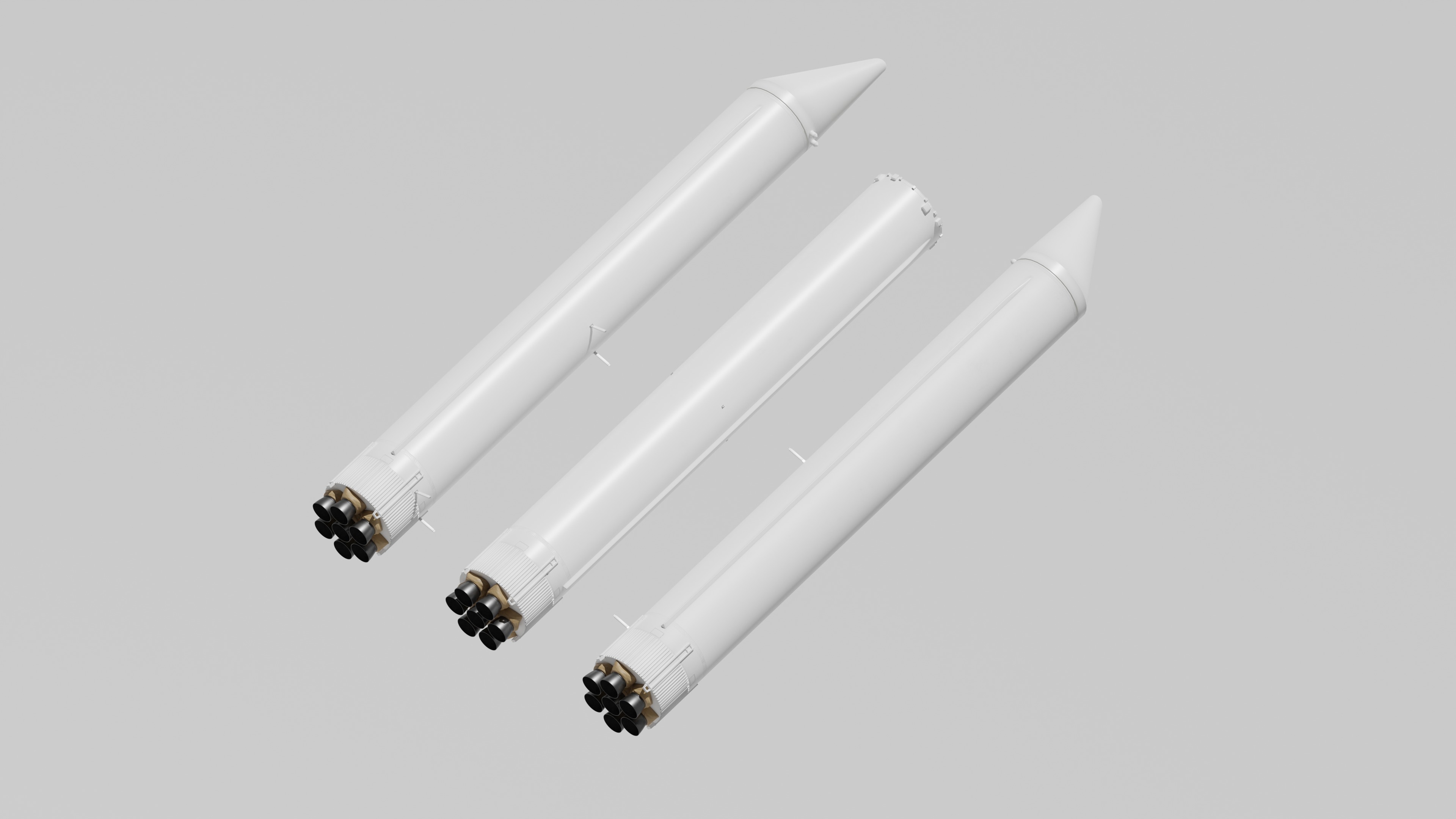 Mengzhou With CZ-10 Blender FBX Model 3D model_7