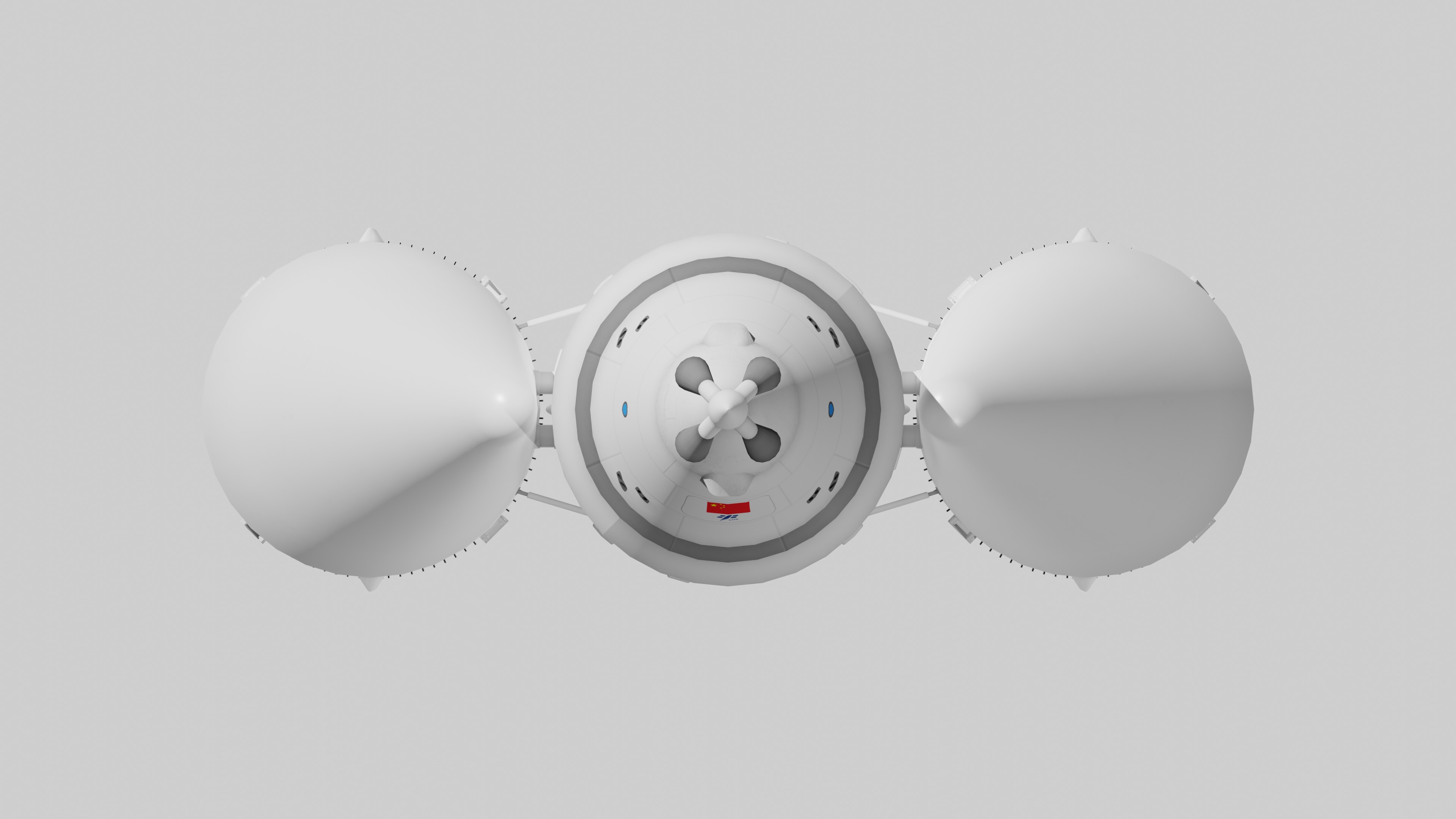 Mengzhou With CZ-10 Blender FBX Model 3D model_3