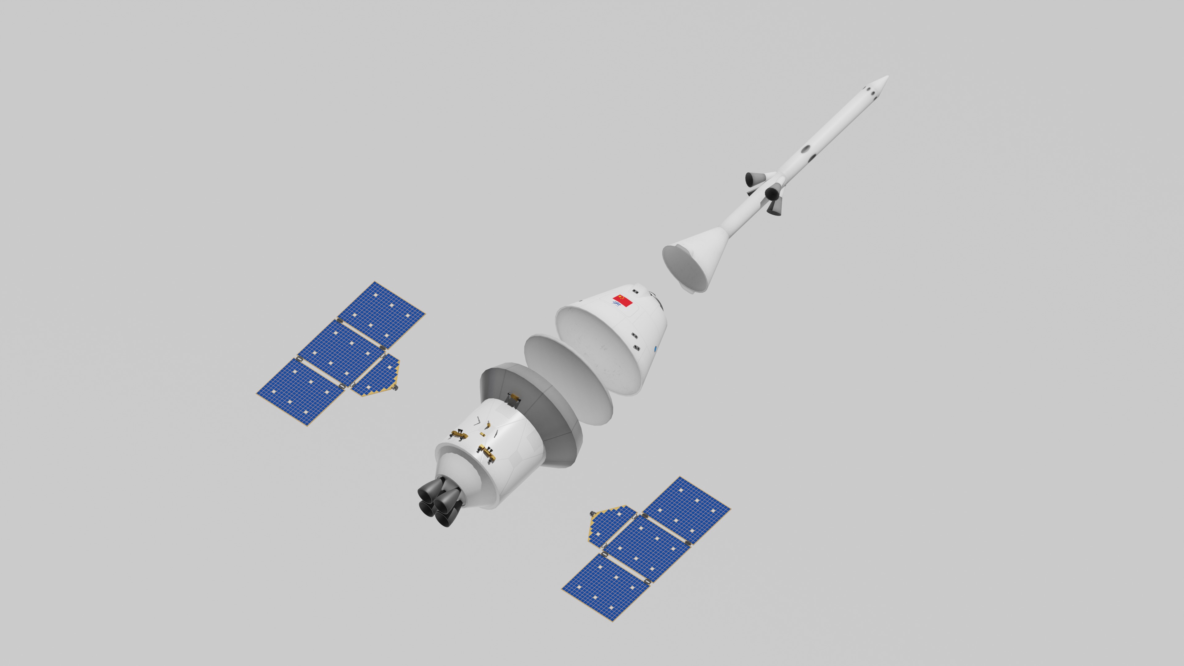 Mengzhou With CZ-10 Blender FBX Model 3D model_11