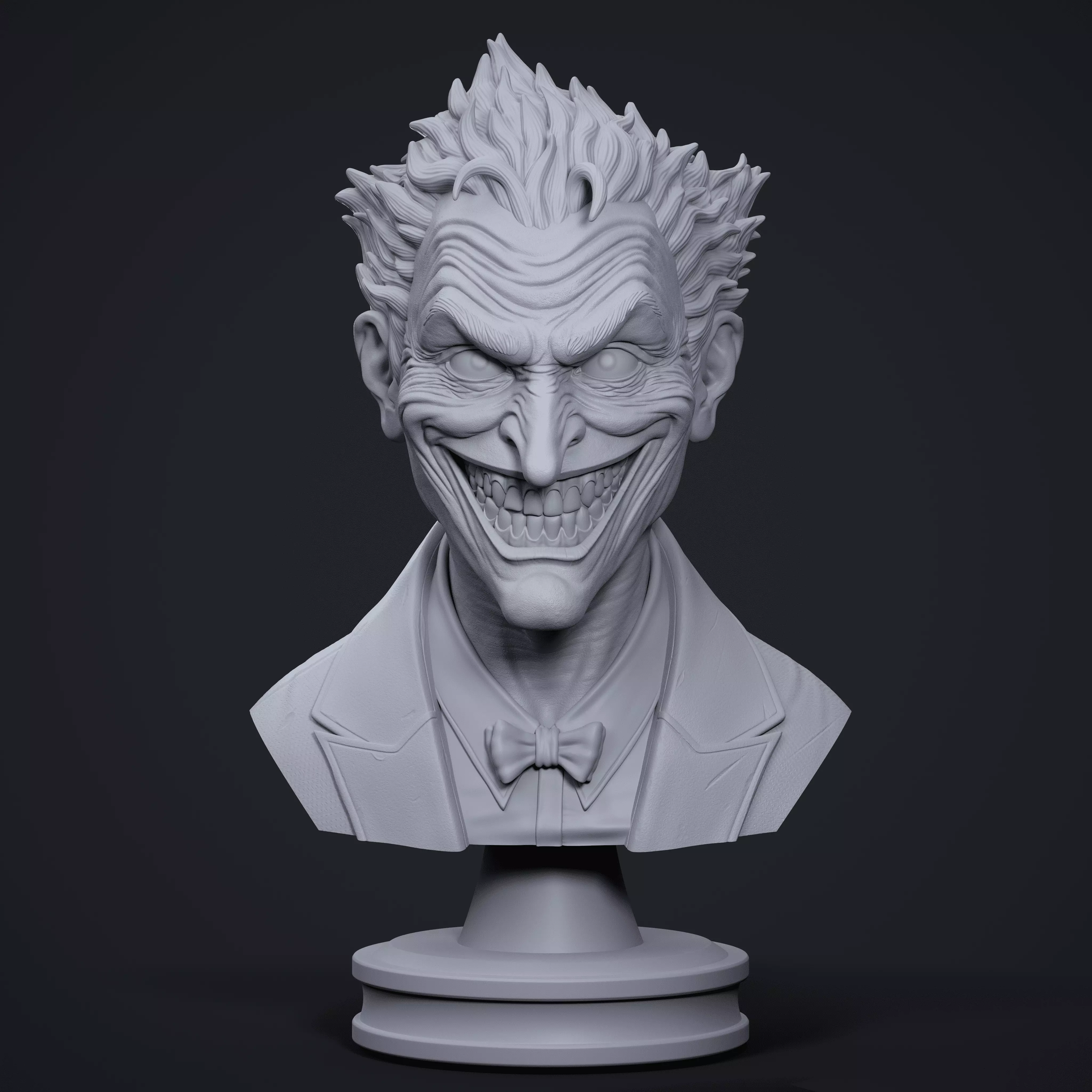 Joker Bust 3D print model_0