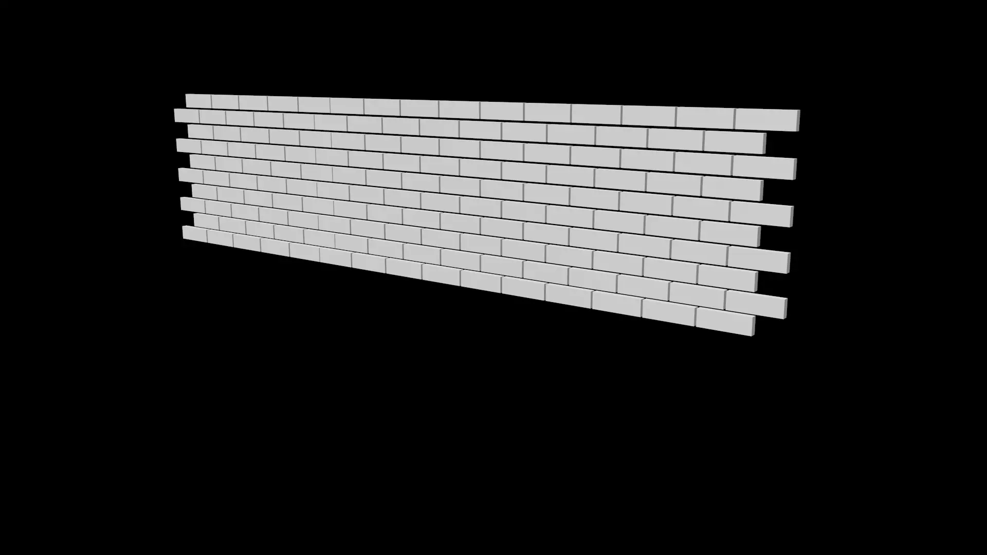 Wall brick Free 3D model