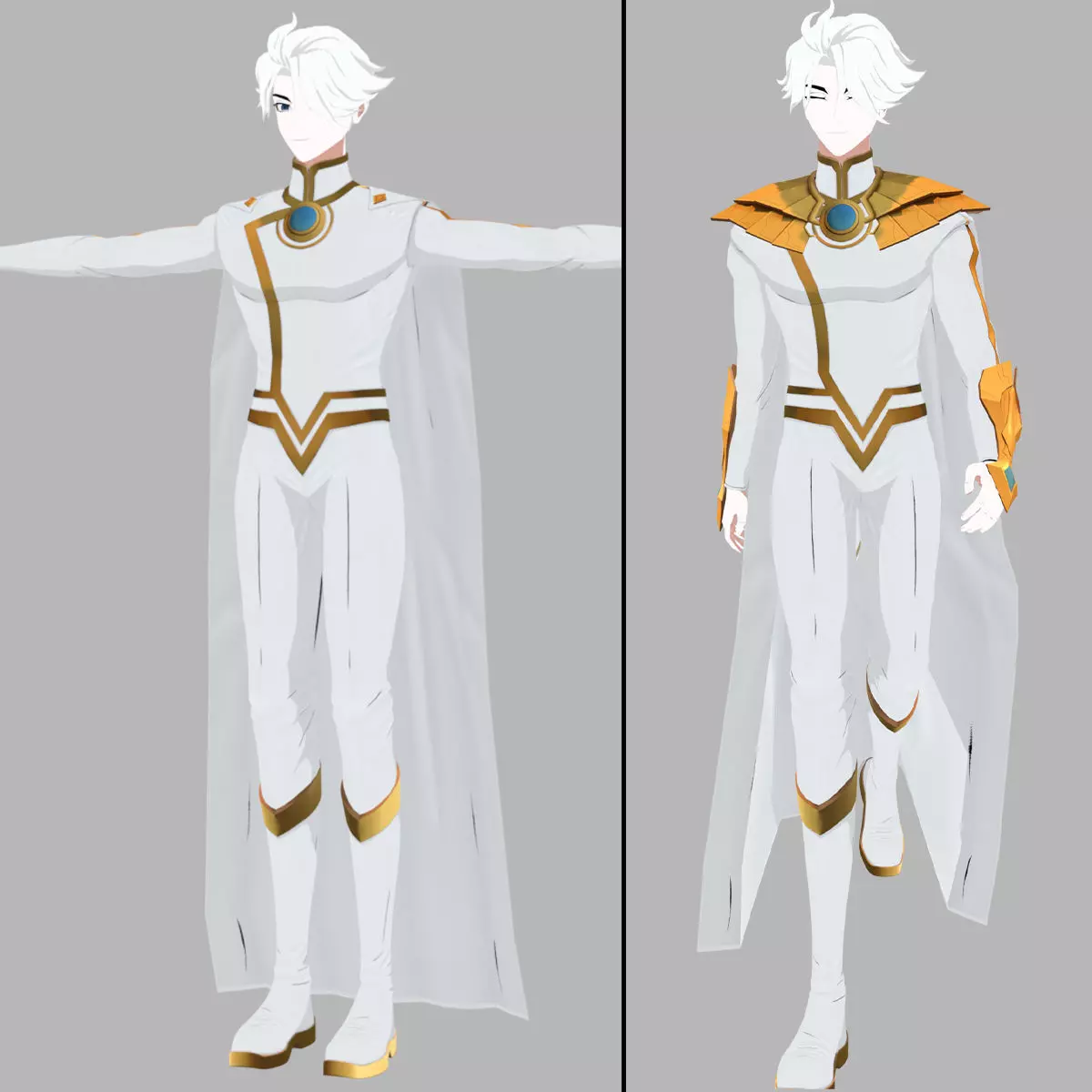 Character Nice to Be Hero Low-poly 3D model_0