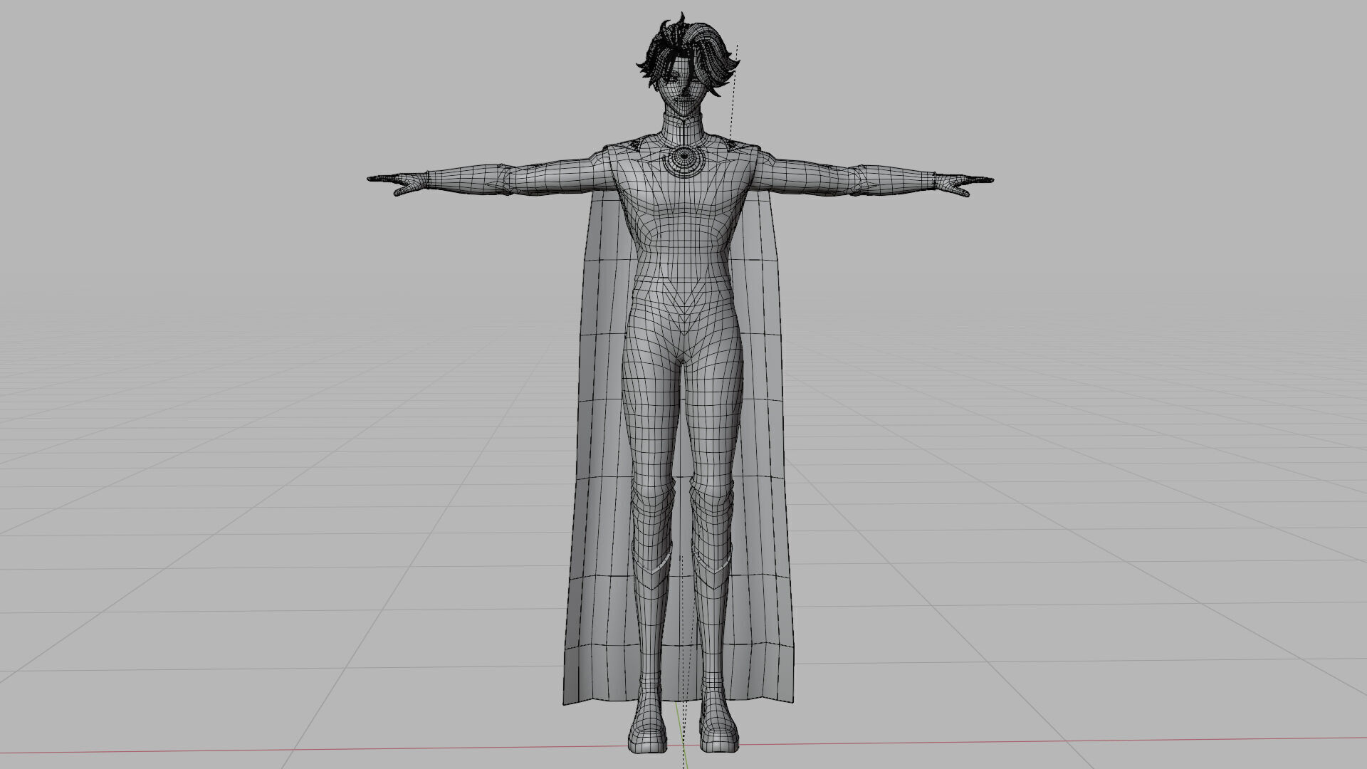 Character Nice to Be Hero Low-poly 3D model_8