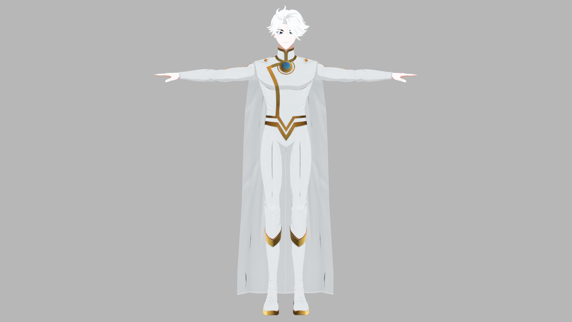 Character Nice to Be Hero Low-poly 3D model_6