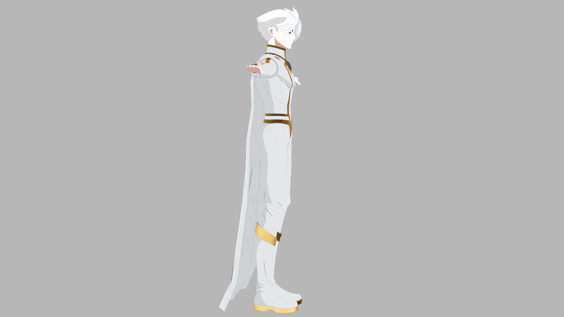 Character Nice to Be Hero Low-poly 3D model_9