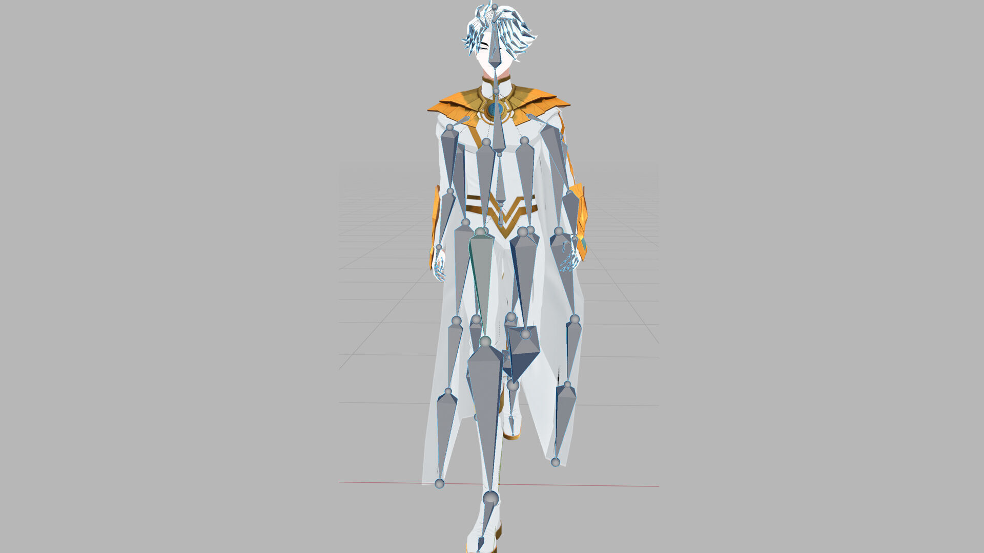 Character Nice to Be Hero Low-poly 3D model_4