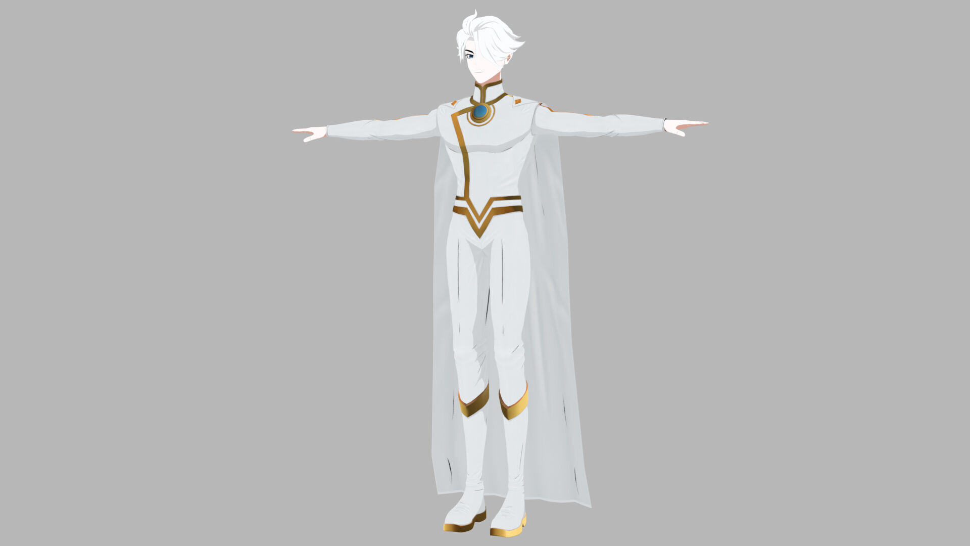 Character Nice to Be Hero Low-poly 3D model_15
