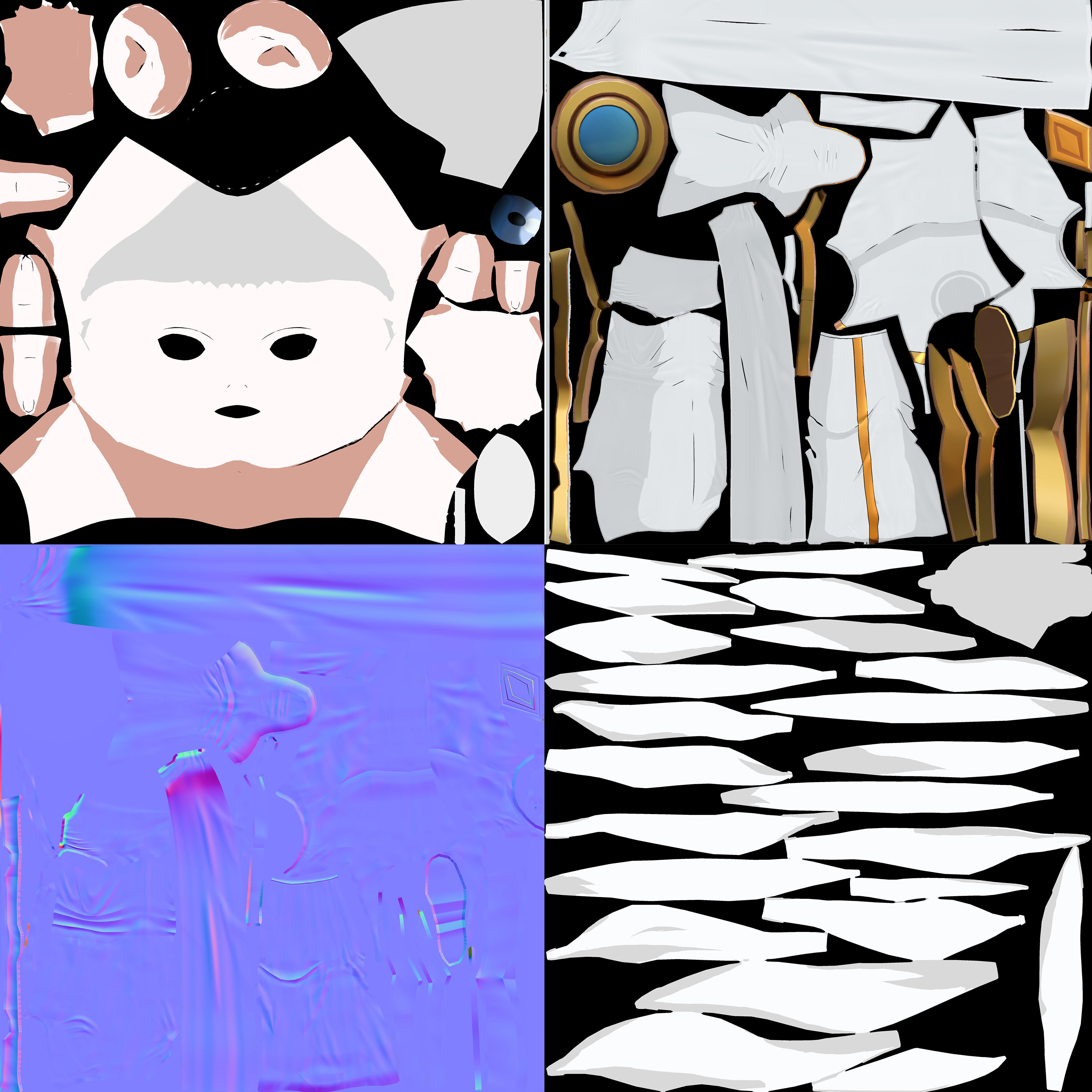 Character Nice to Be Hero Low-poly 3D model_23