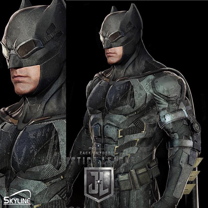 Zack Snyder s Justice League Batman Tactical Raw Scan 3D model_4