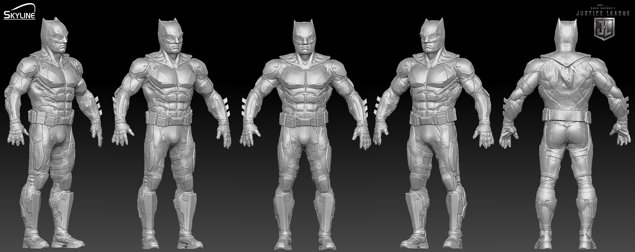 Zack Snyder s Justice League Batman Tactical Raw Scan 3D model_2