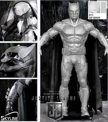 Zack Snyder s Justice League Batman Tactical Raw Scan 3D model