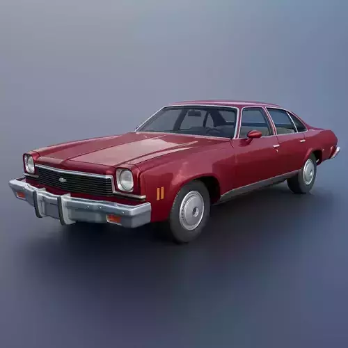 Chevrolet Chevelle Malibu Sedan 1973 3D print model