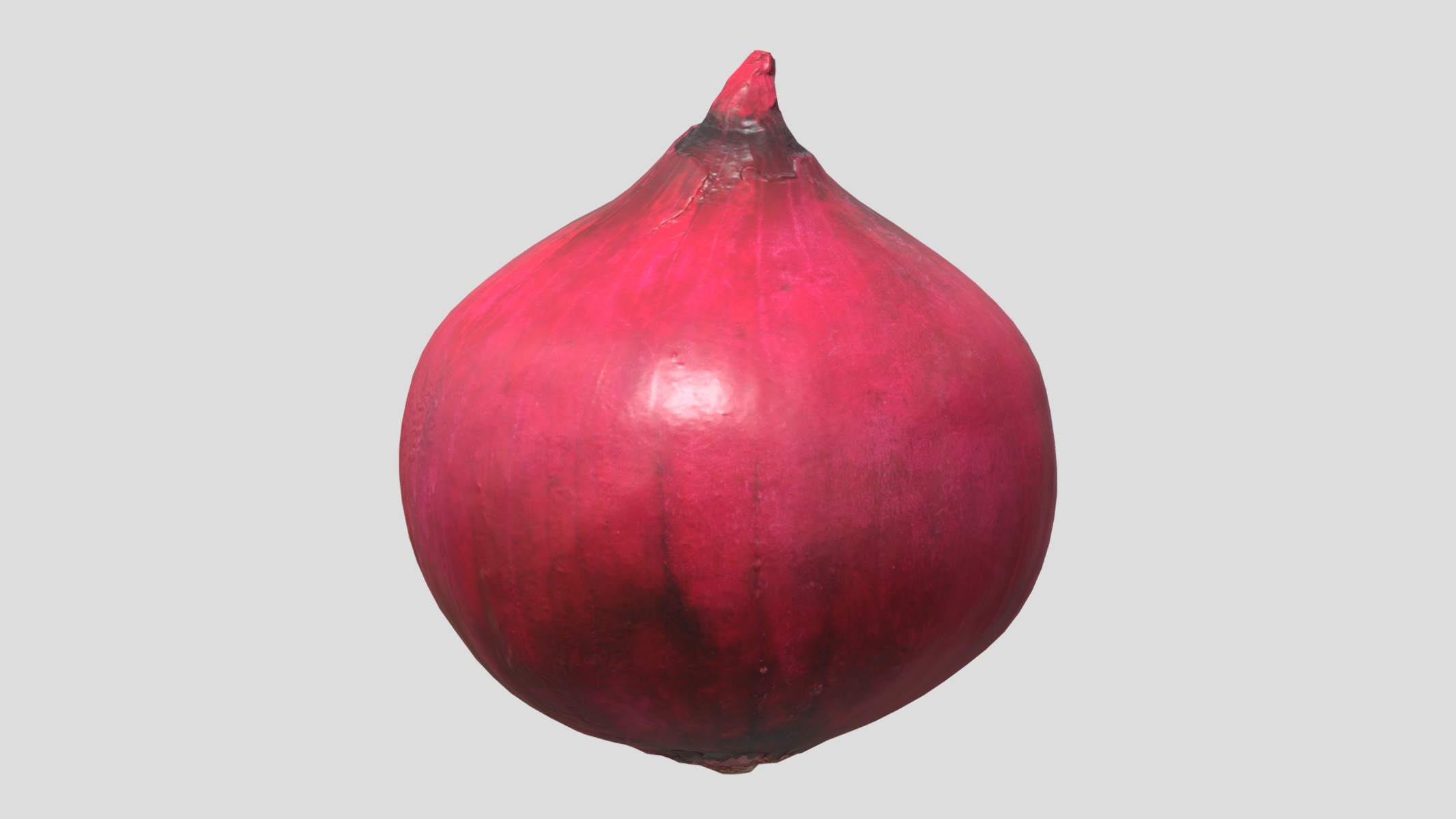 Onion Low Poly Low-poly 3D model_2