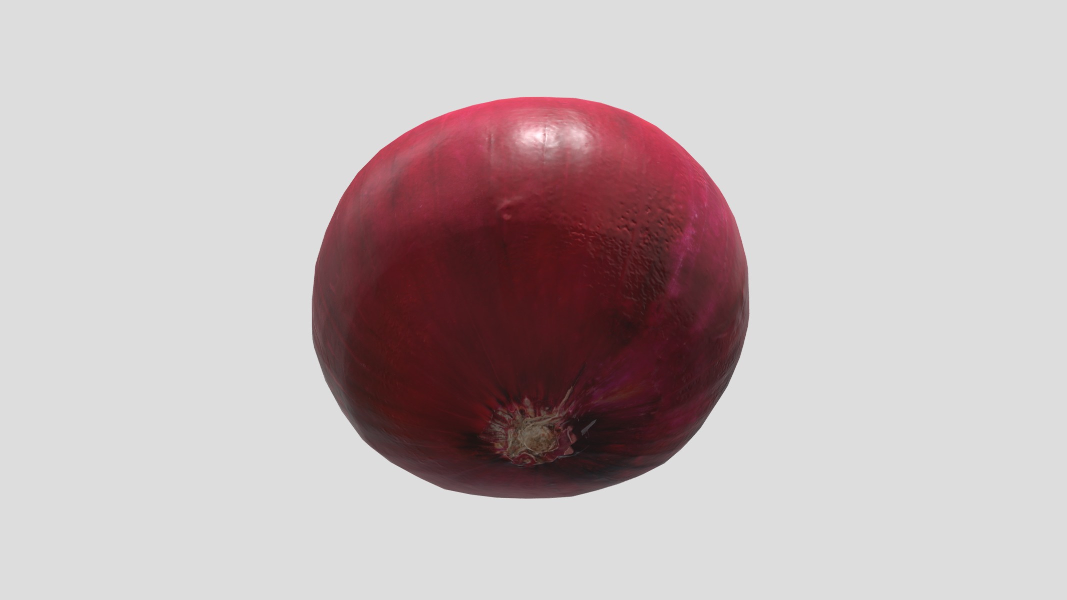 Onion Low Poly Low-poly 3D model_10