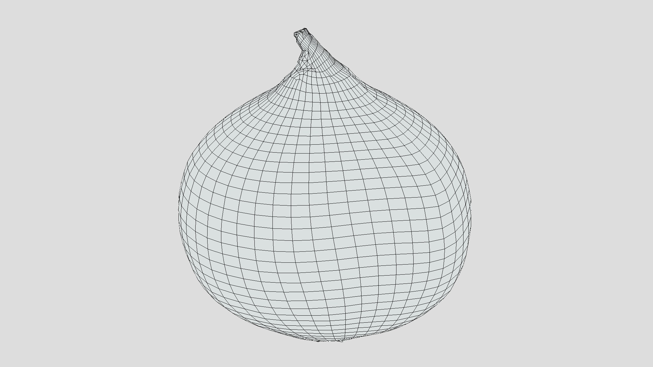 Onion Low Poly Low-poly 3D model_1
