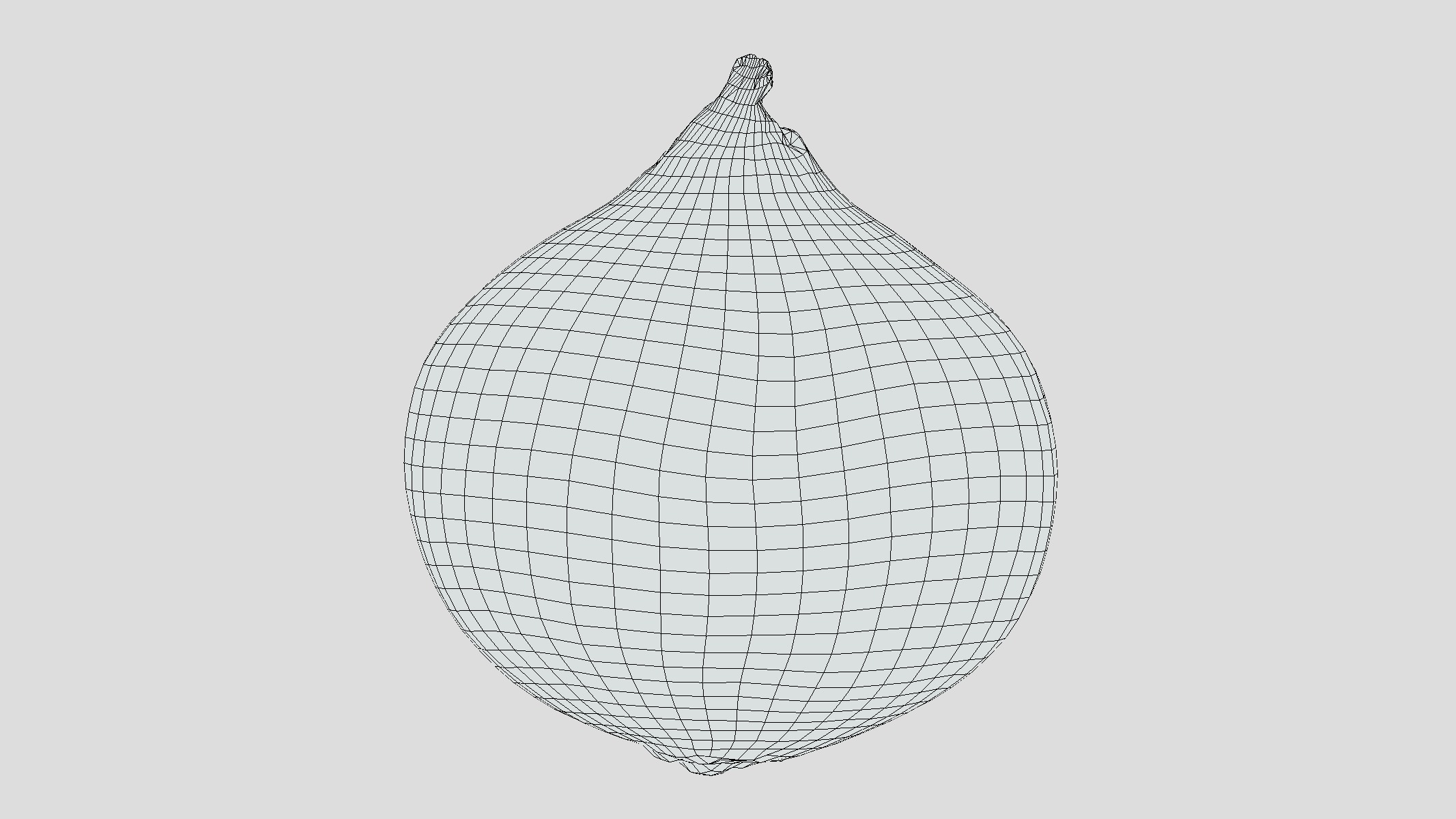 Onion Low Poly Low-poly 3D model_5