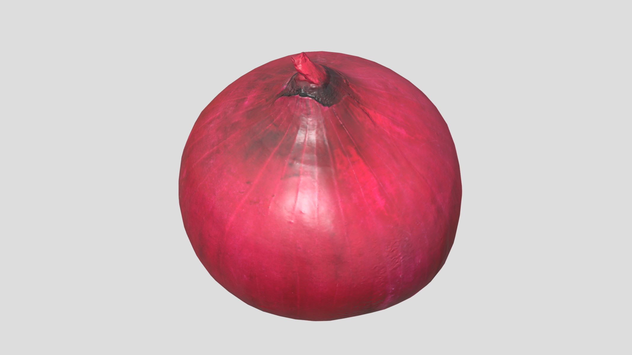 Onion Low Poly Low-poly 3D model_8