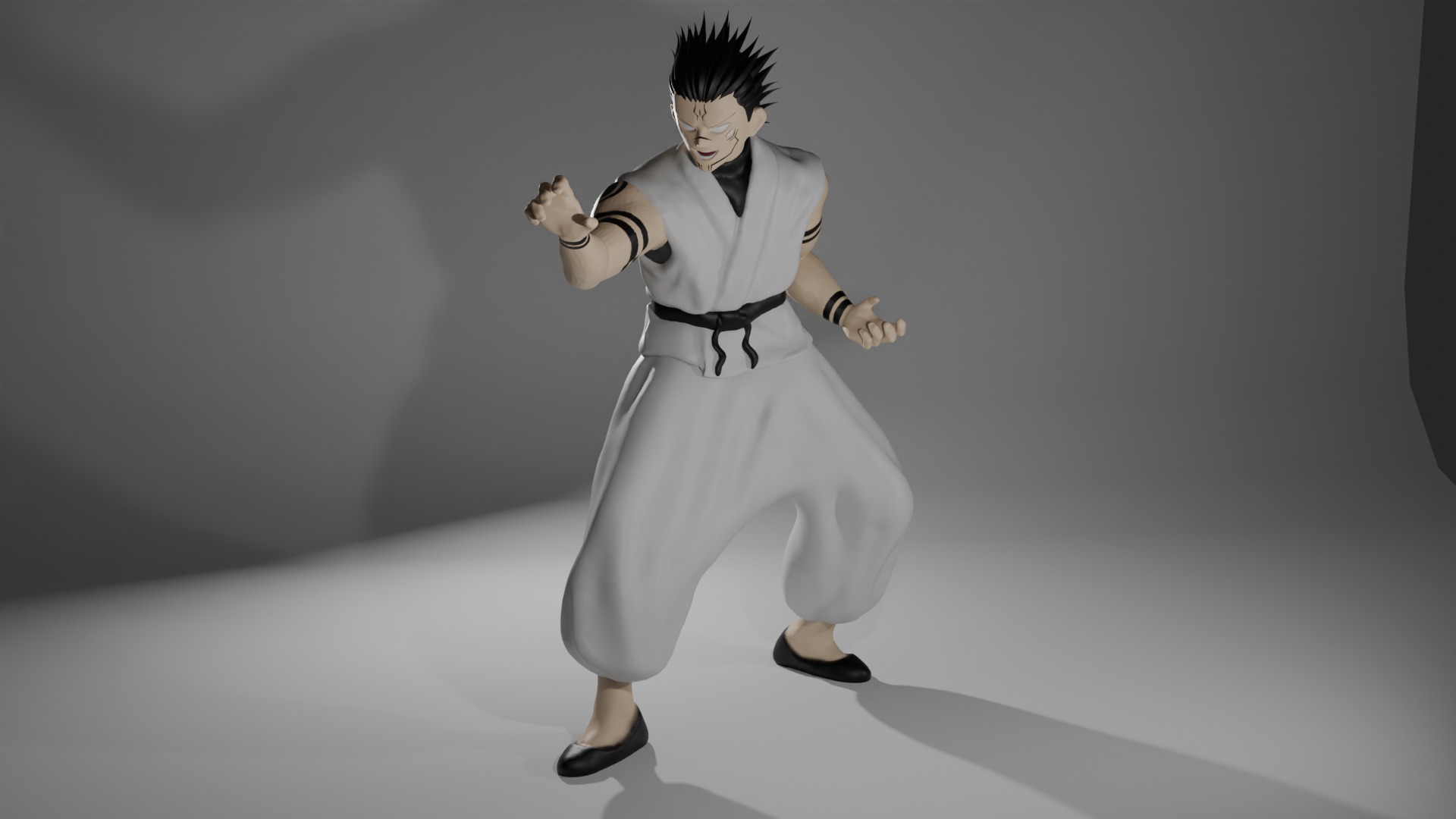Ryomen Sukuna Megumi form figure - Jujutsu Kaisen  3D print model_1
