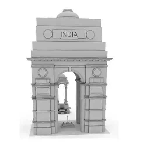 India Gate 3D model