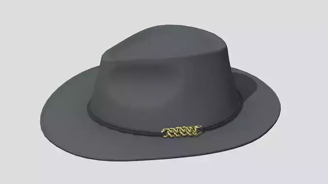 Palama Hat Low Poly Low-poly 3D model