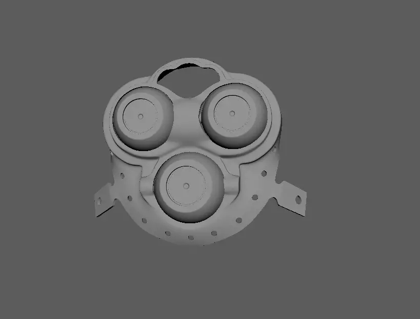 Furby Buddies Face Plate 3D print model