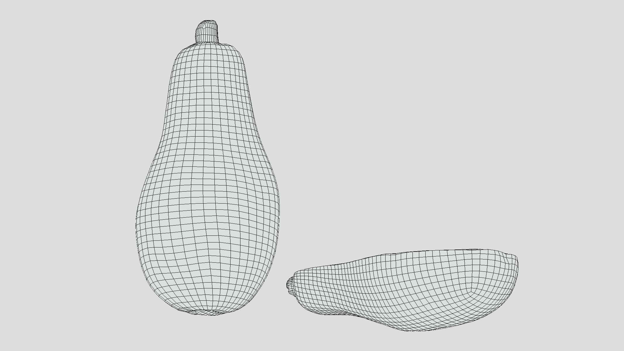 Papaya Low Poly Low-poly 3D model_11