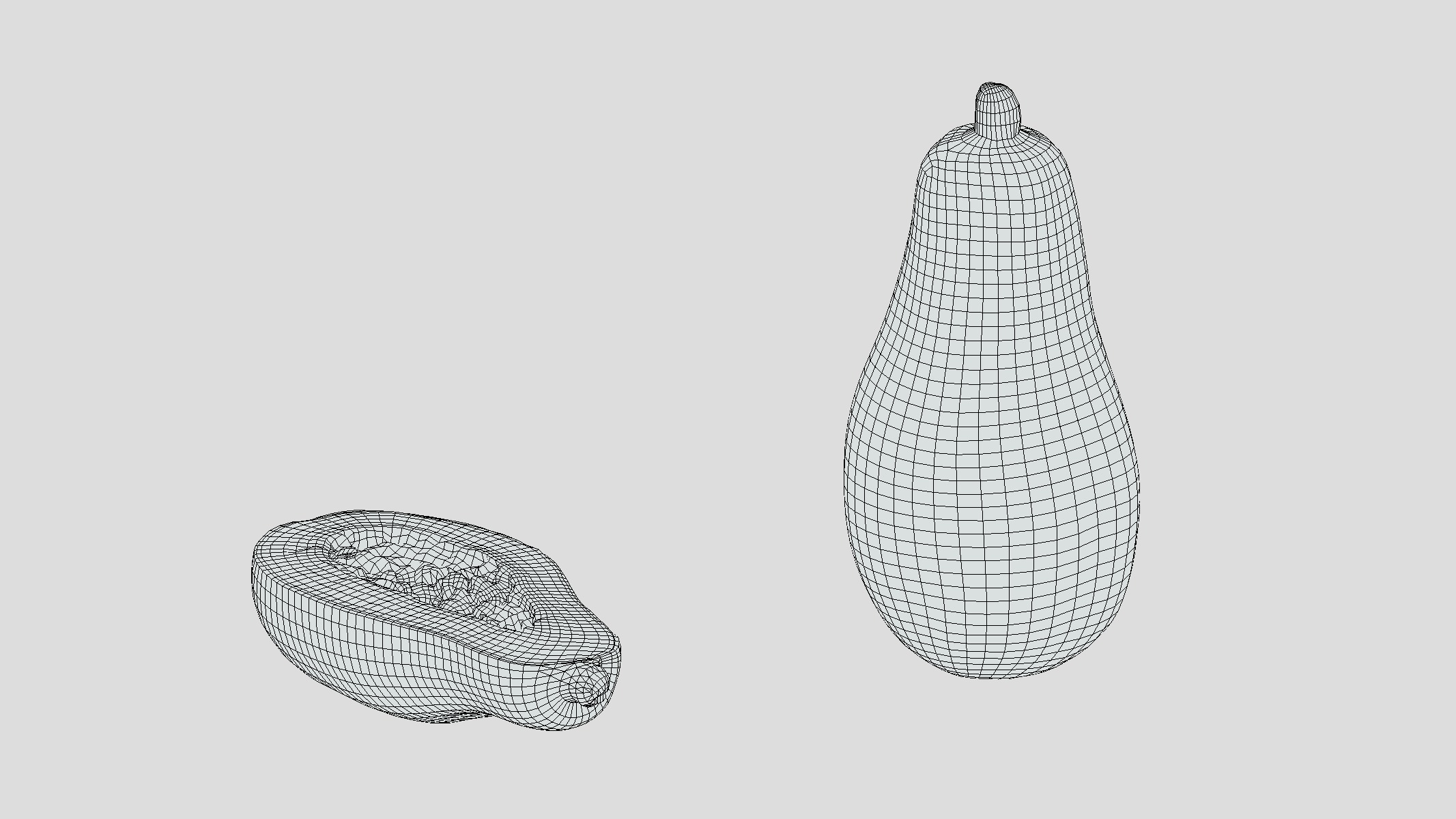 Papaya Low Poly Low-poly 3D model_7