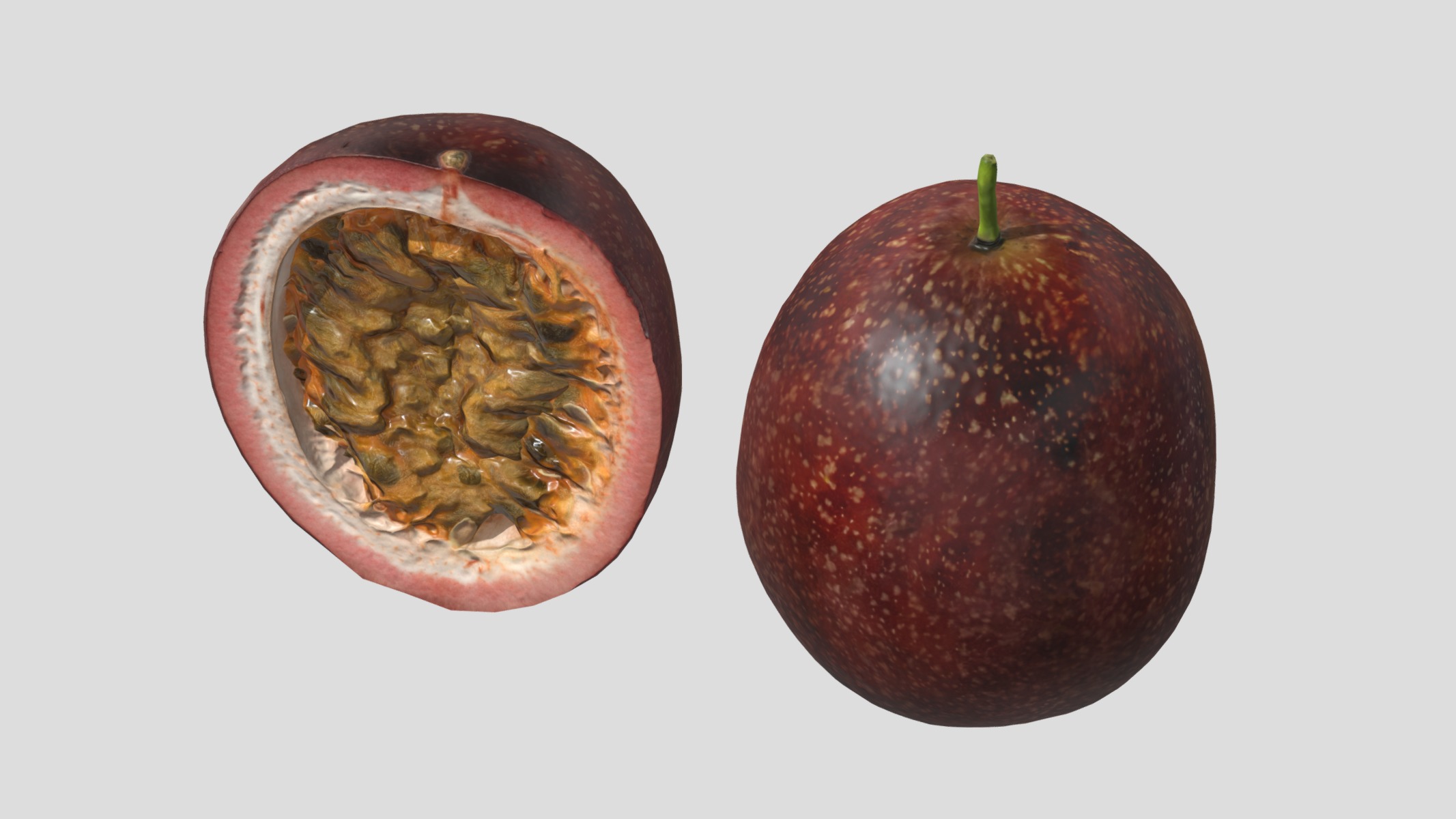 Passion 02 Low Poly Low-poly 3D model_8