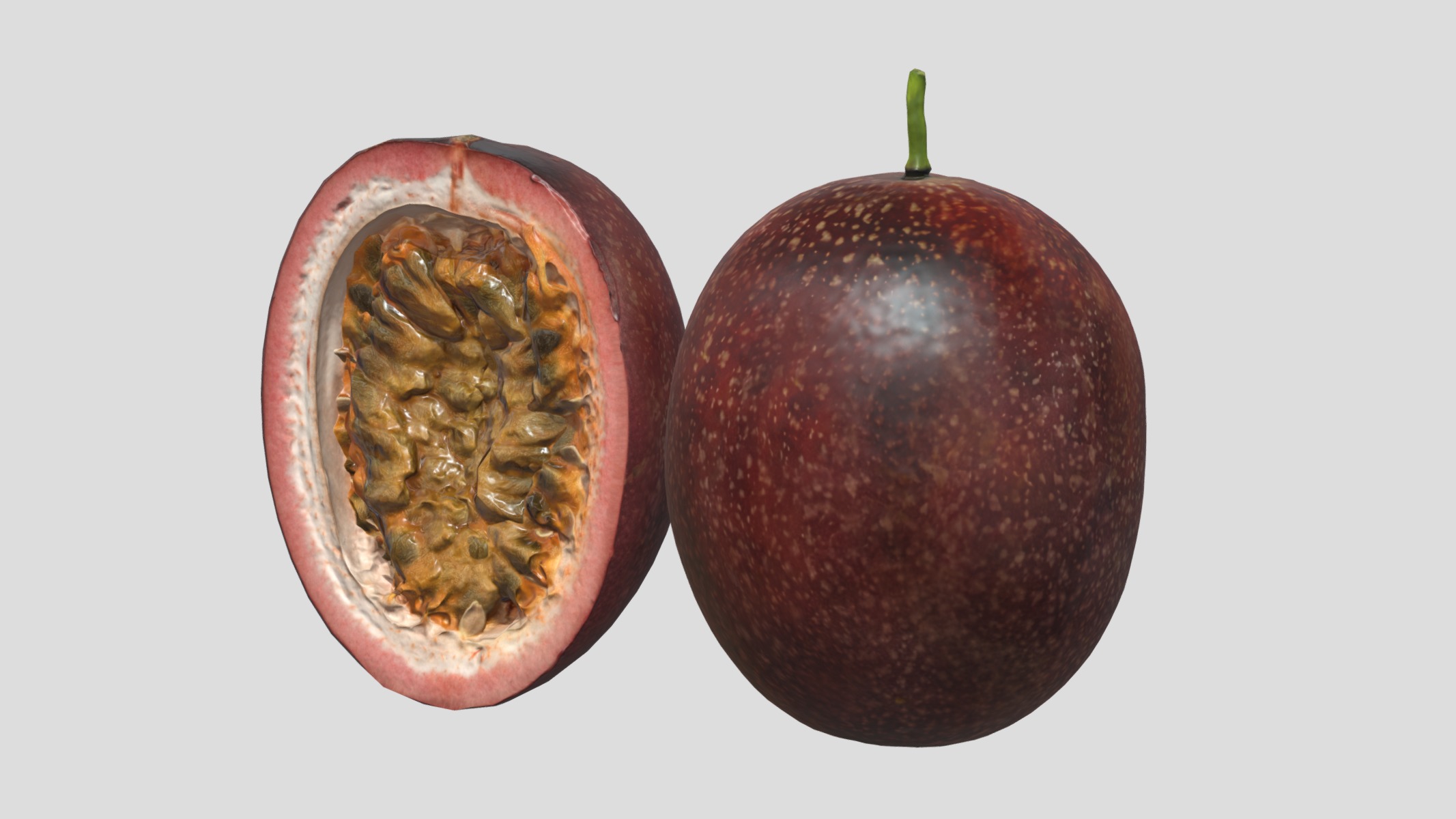 Passion 02 Low Poly Low-poly 3D model_4