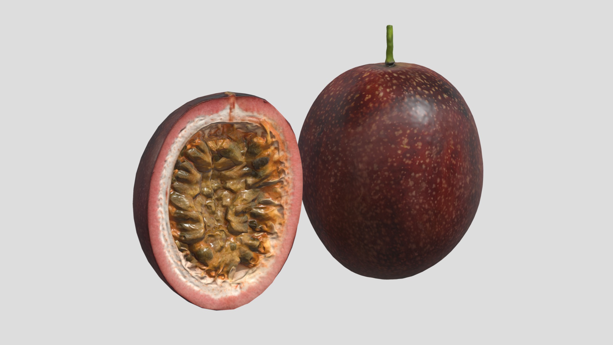 Passion 02 Low Poly Low-poly 3D model_2