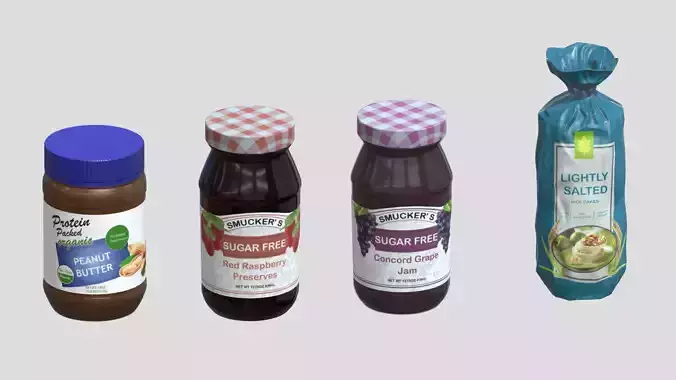 Peanut Butter Low Poly