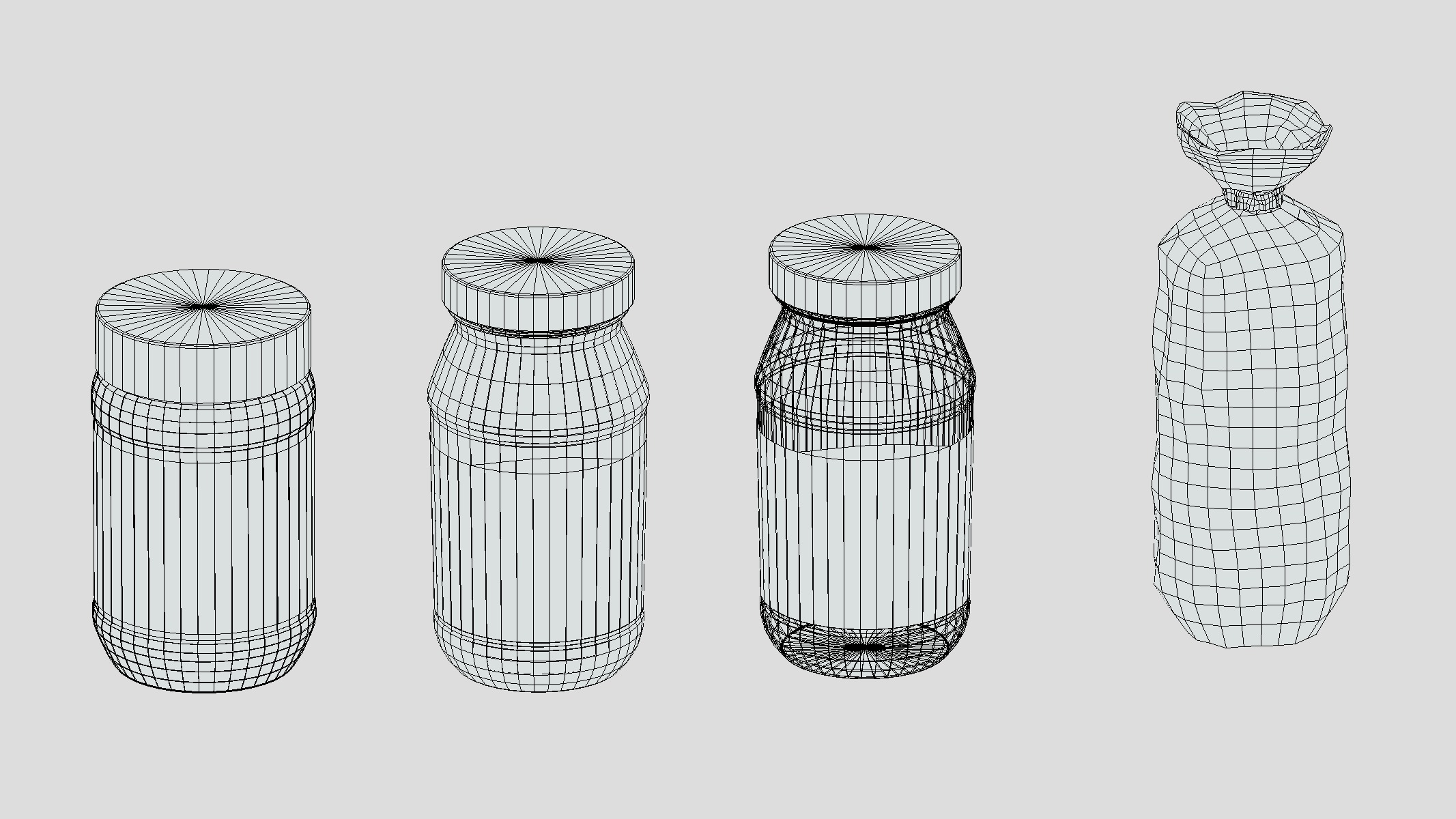 Peanut Butter Low Poly Low-poly 3D model_1