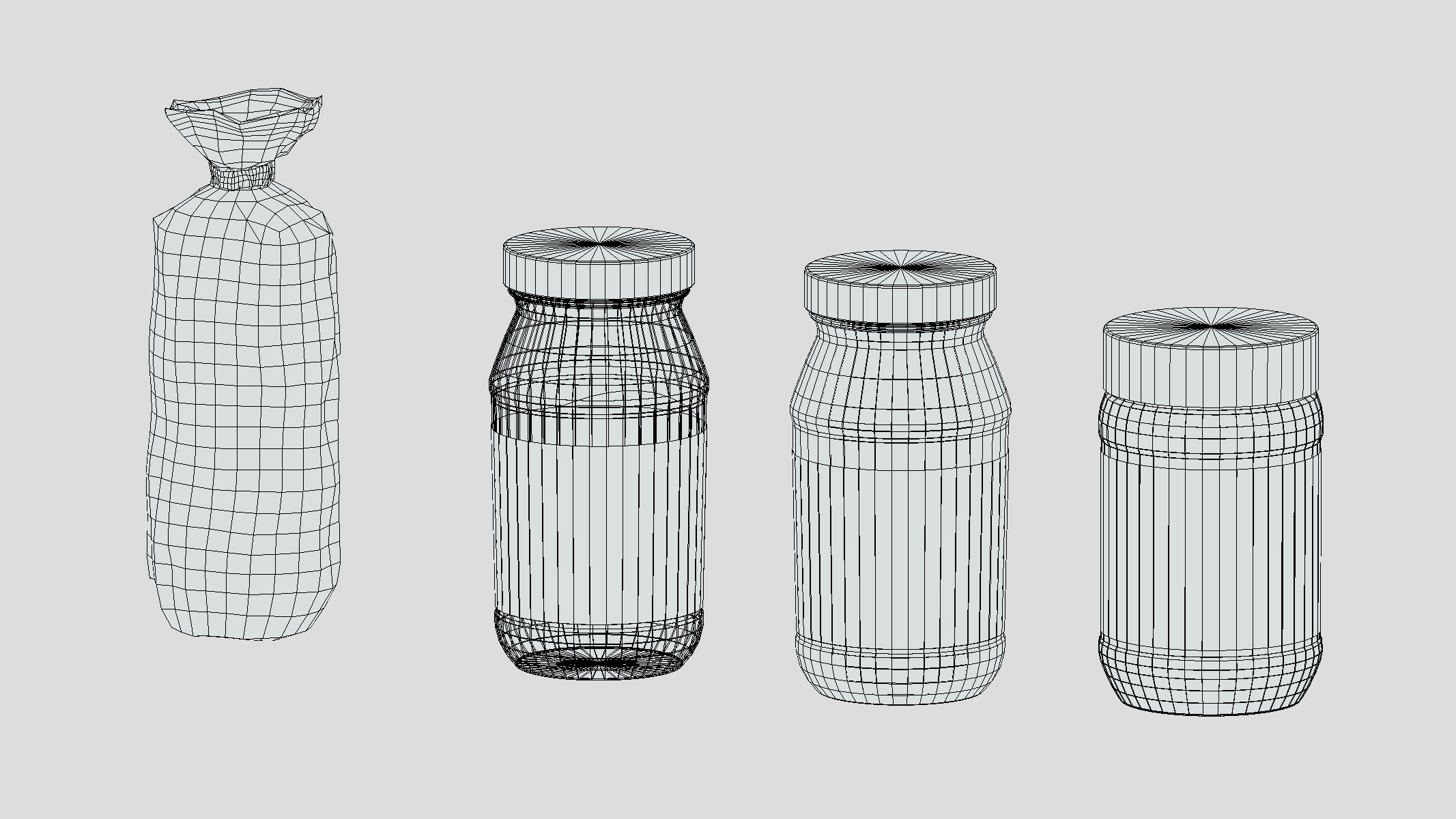 Peanut Butter Low Poly Low-poly 3D model_7