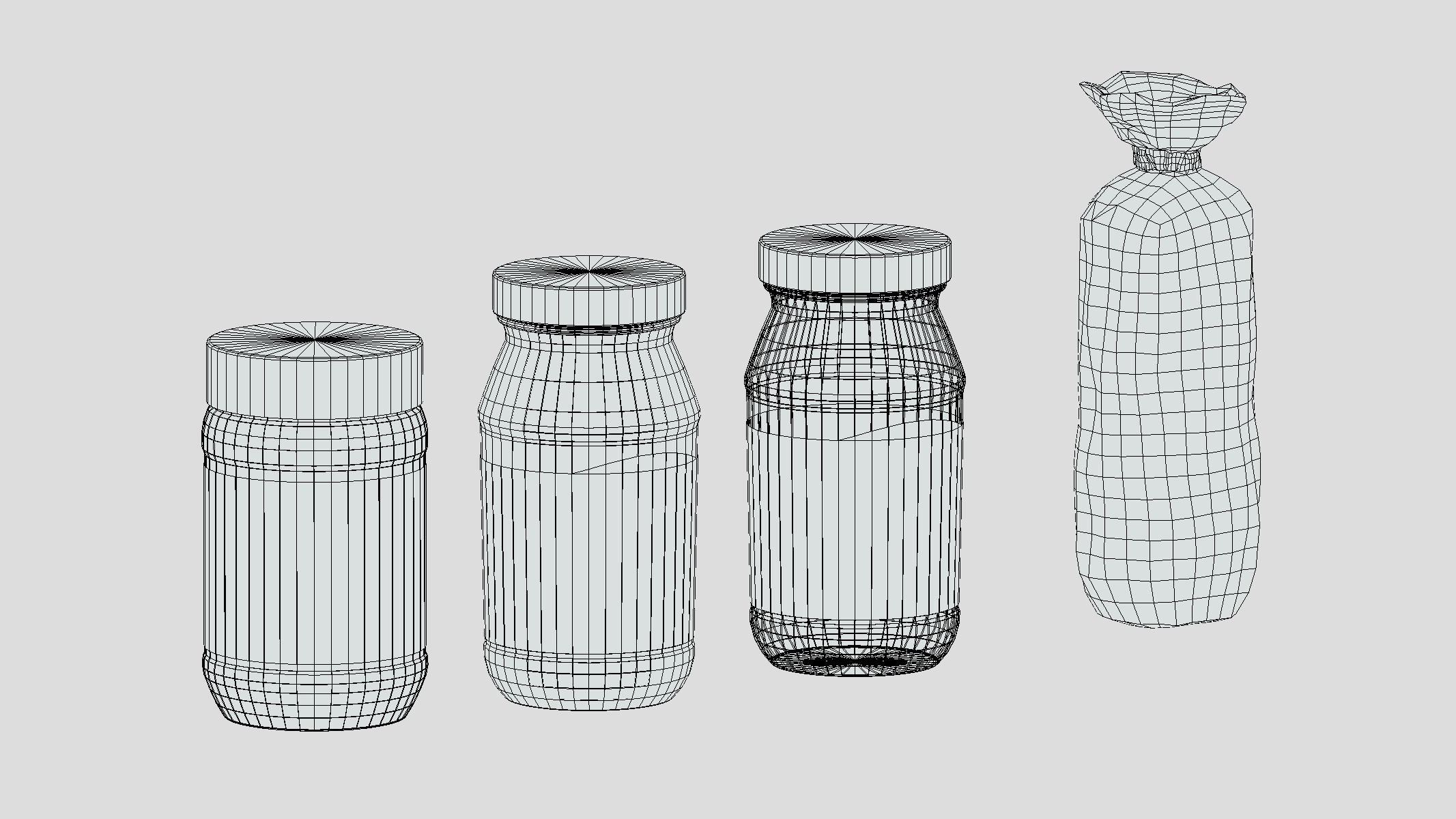 Peanut Butter Low Poly Low-poly 3D model_3