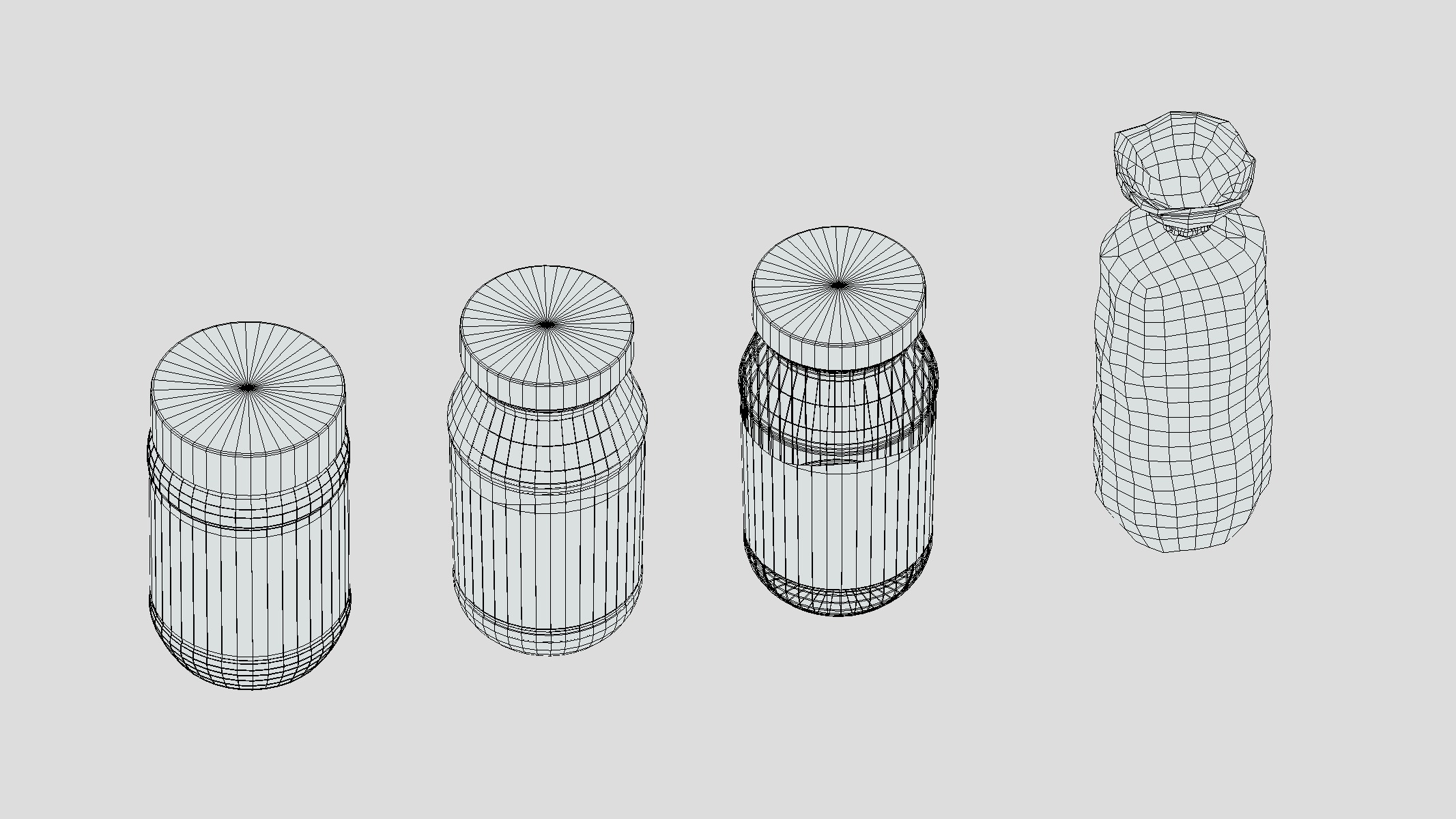 Peanut Butter Low Poly Low-poly 3D model_9