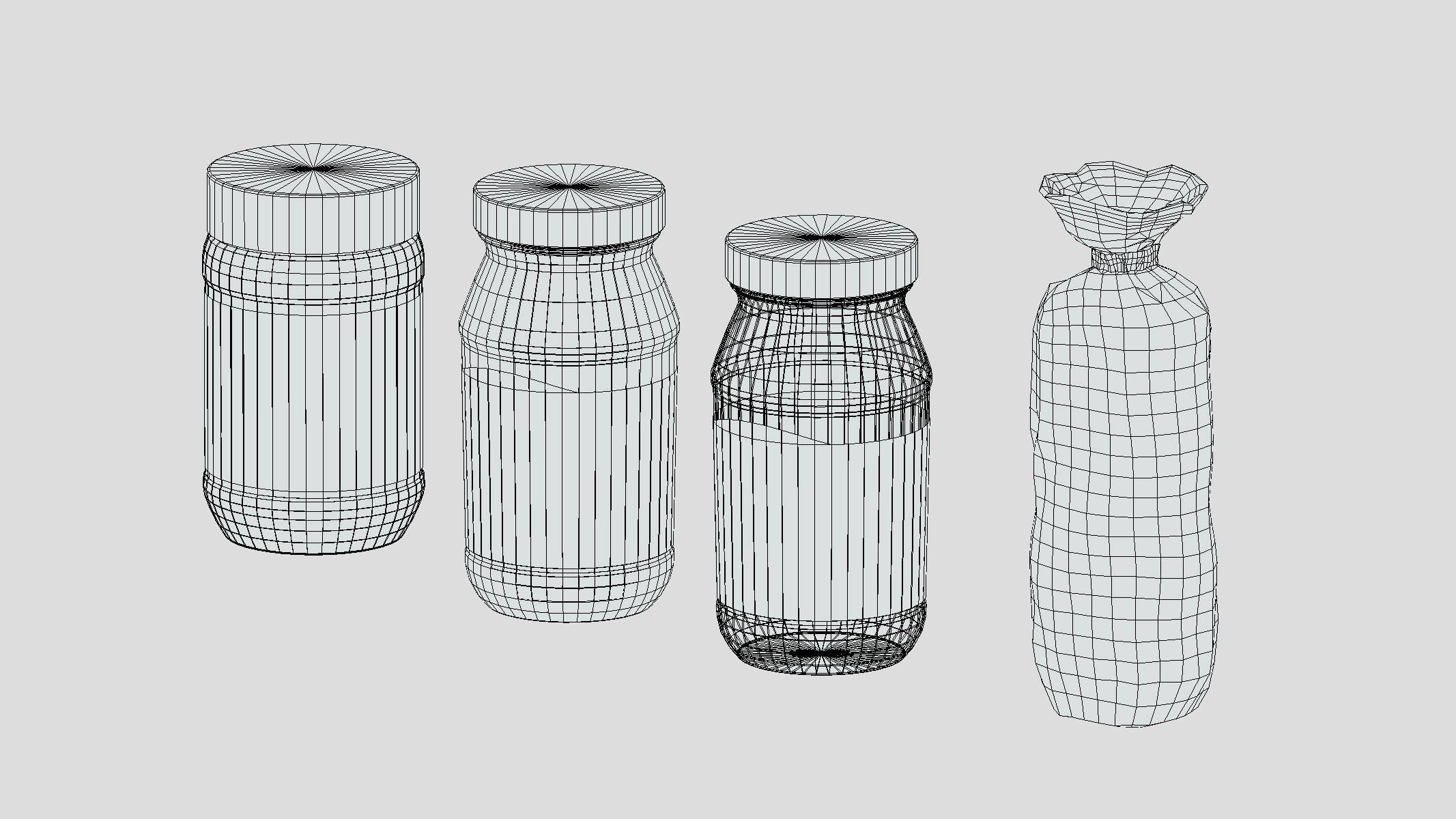 Peanut Butter Low Poly Low-poly 3D model_5