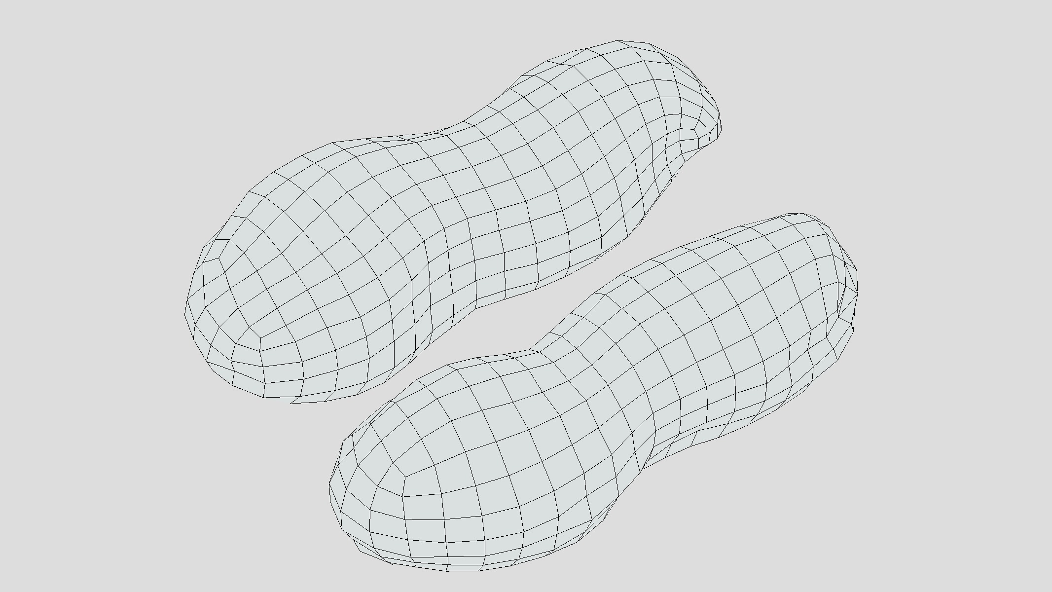 Peanut Low Poly Low-poly 3D model_1