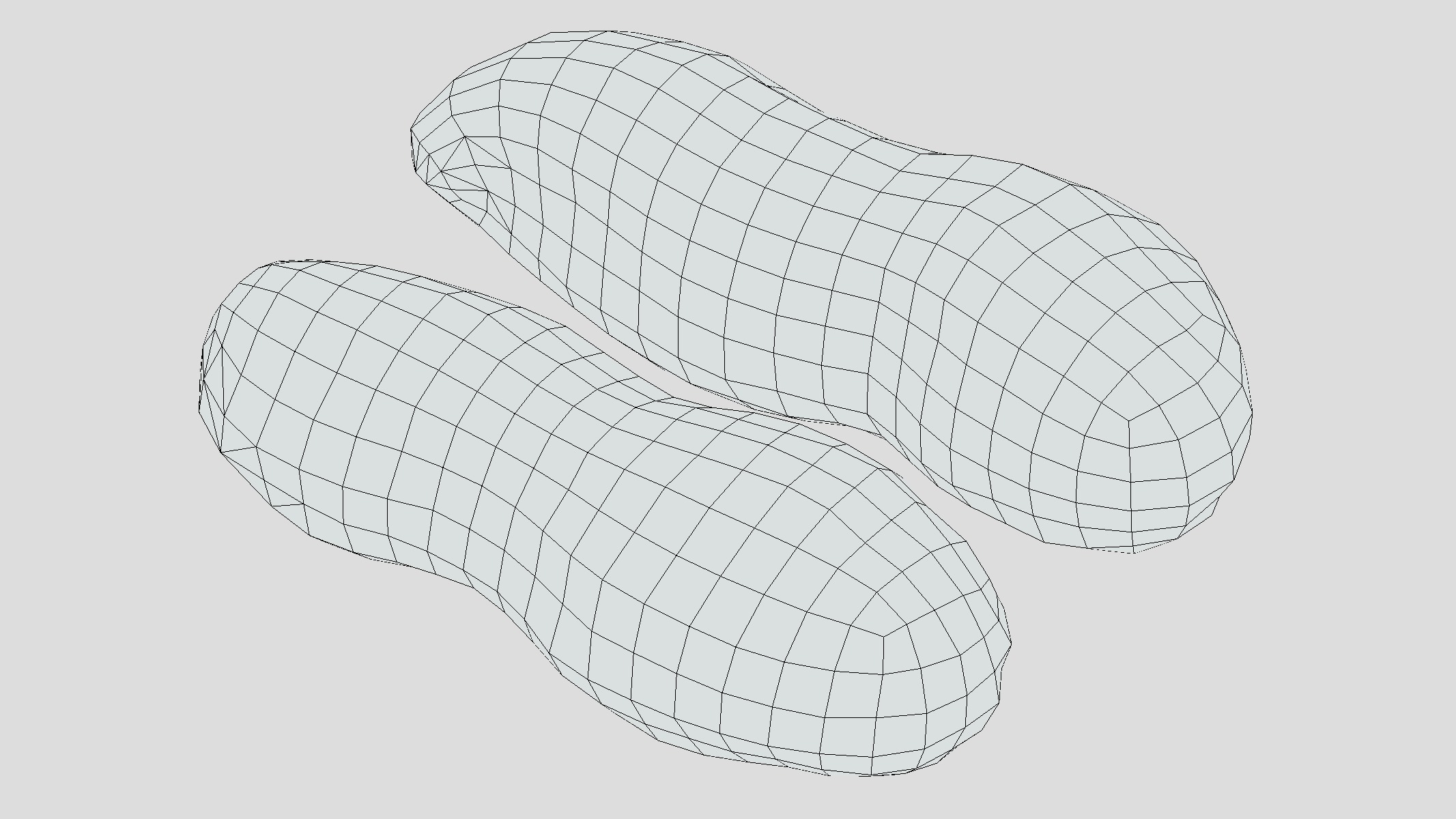 Peanut Low Poly Low-poly 3D model_9