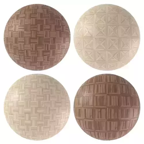 Parquet - Laminate - Wooden floor 4 in 1