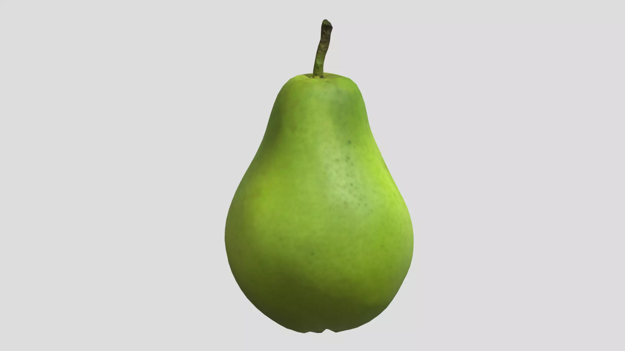 Pear Low Poly Low-poly 3D model_0
