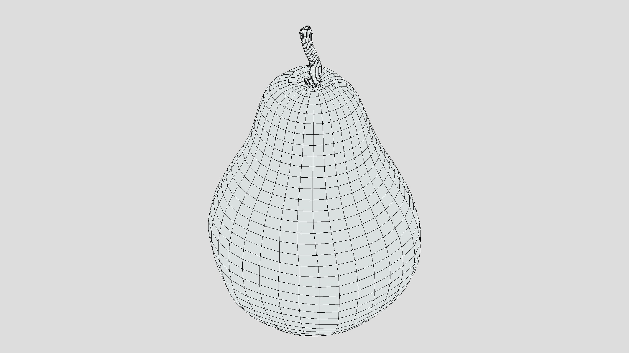 Pear Low Poly Low-poly 3D model_9