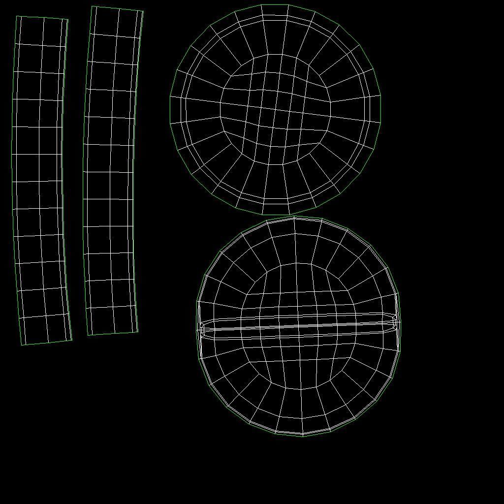 Pill Bottle Set Low-poly 3D model_16