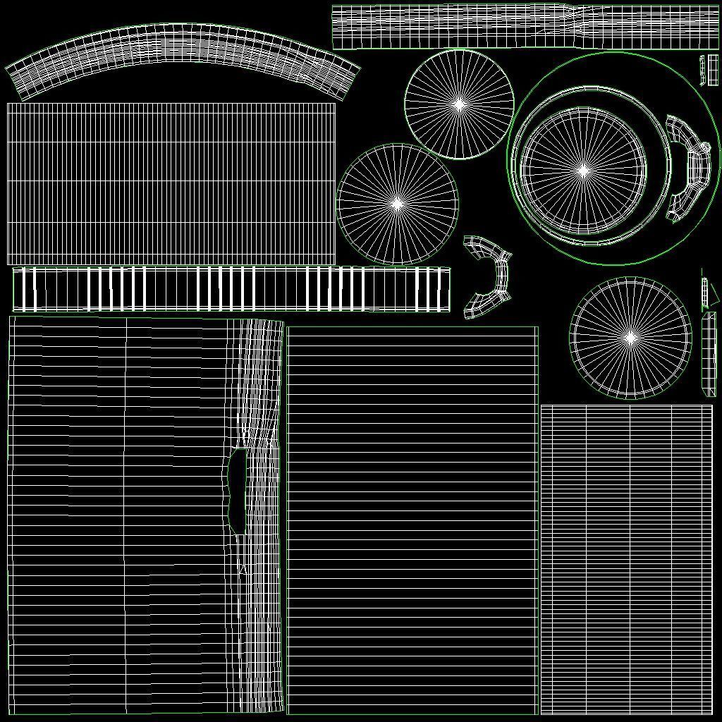 Pill Bottle Set Low-poly 3D model_14
