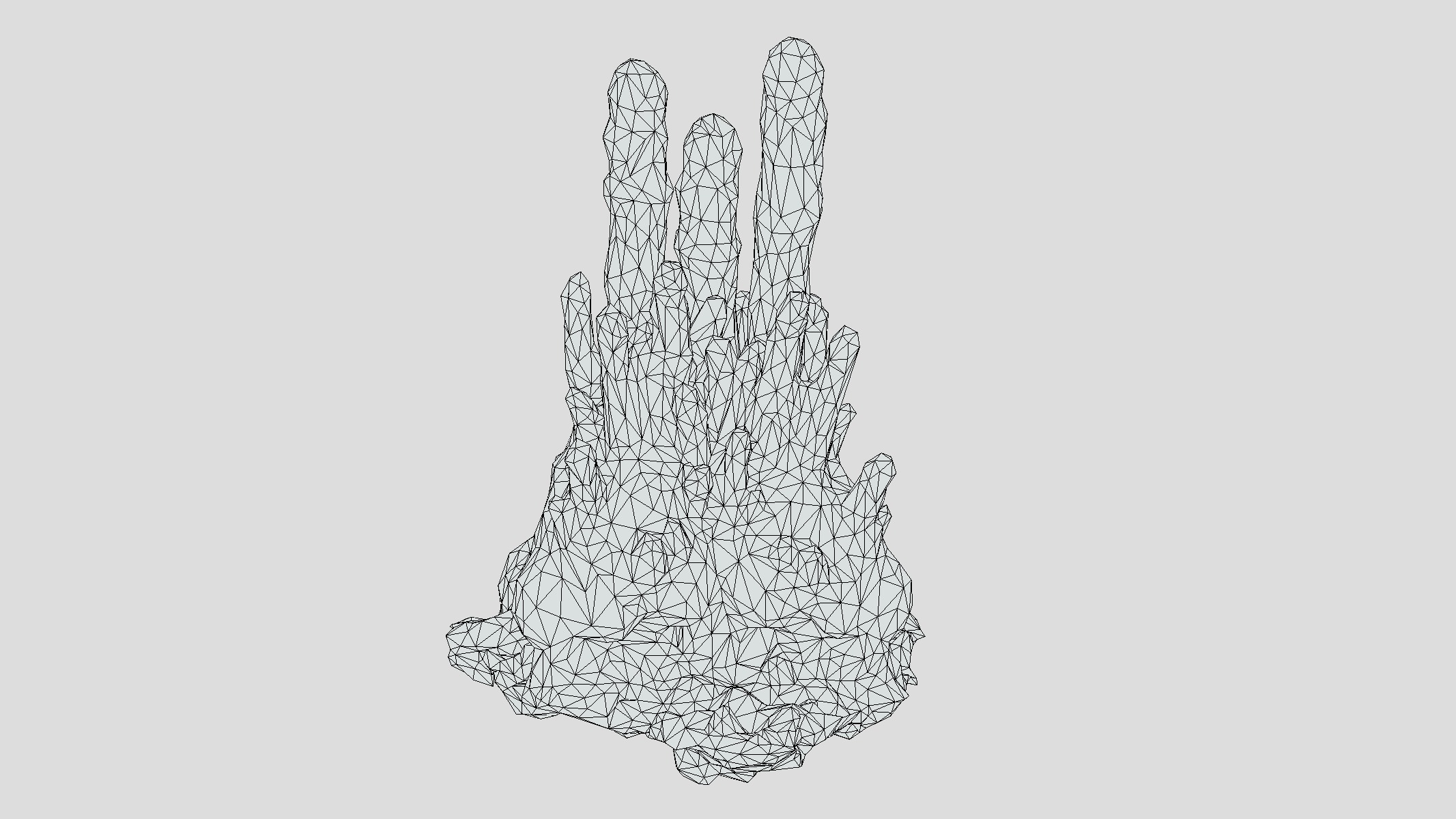 Pillar Coral Low Poly Low-poly 3D model_3