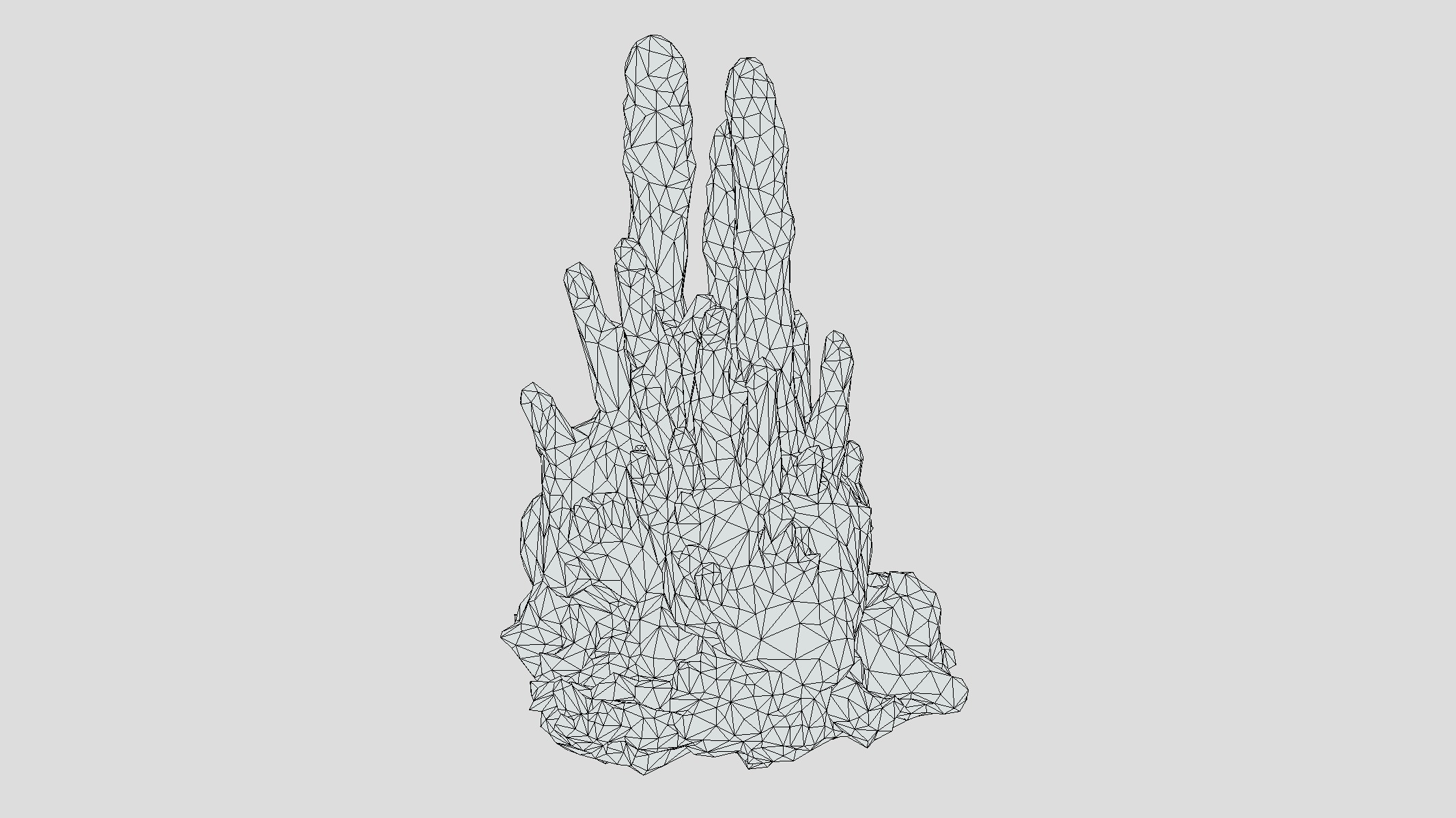 Pillar Coral Low Poly Low-poly 3D model_5