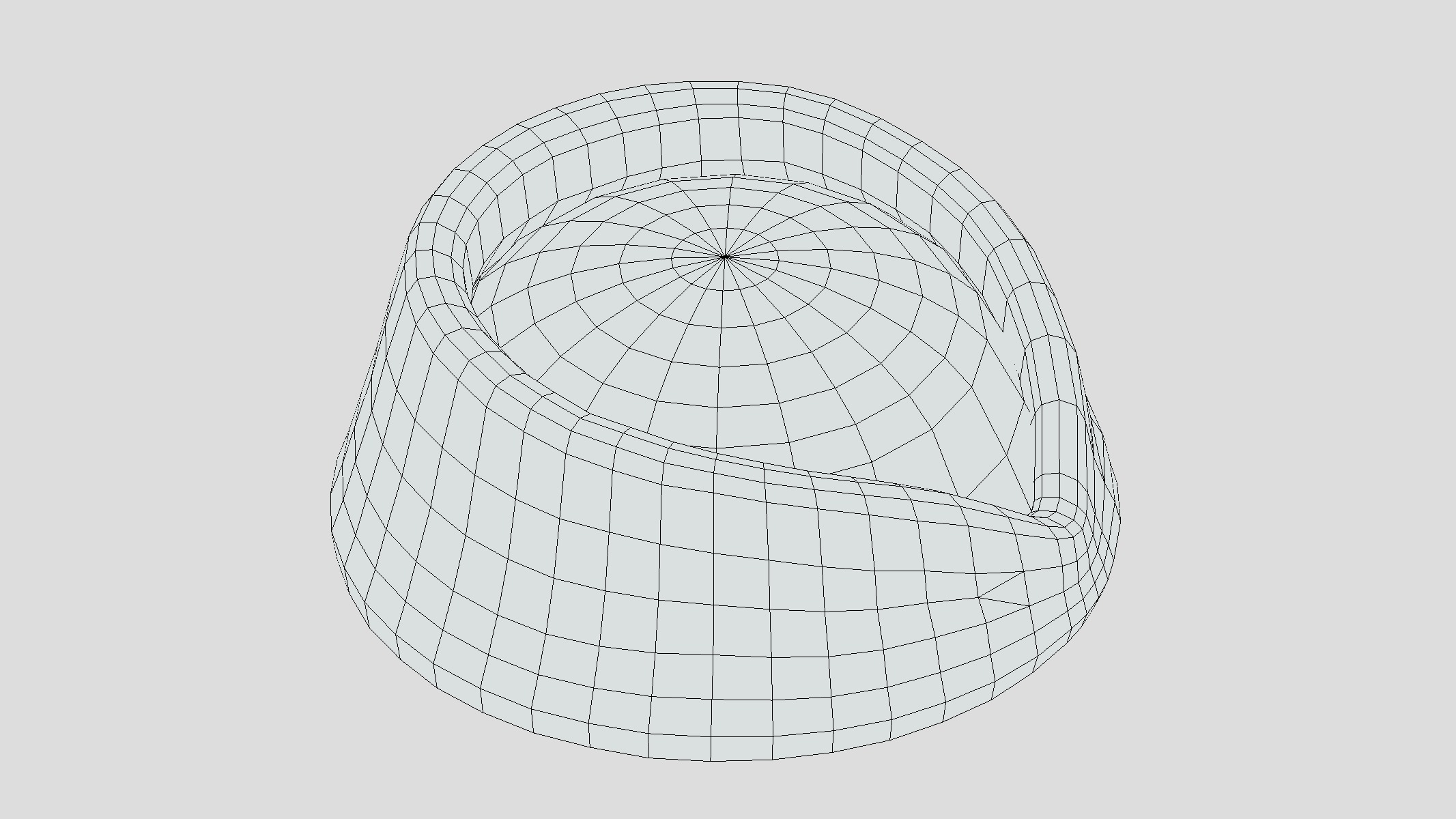 Pillbox Hat Low Poly Low-poly 3D model_9