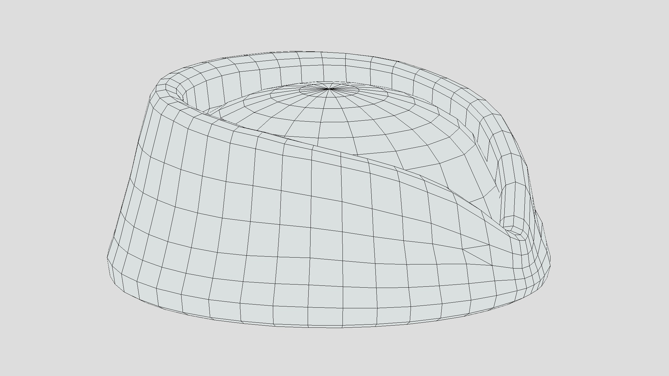 Pillbox Hat Low Poly Low-poly 3D model_5