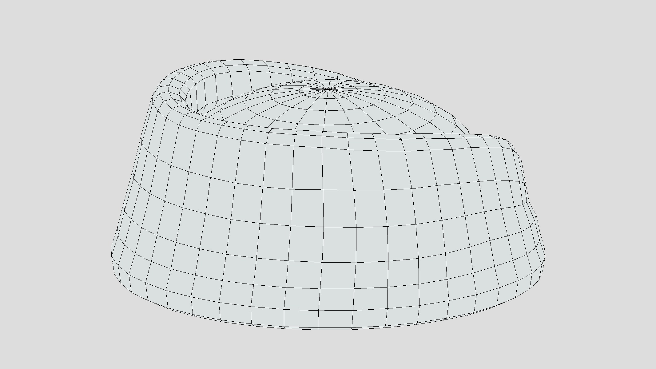 Pillbox Hat Low Poly Low-poly 3D model_7