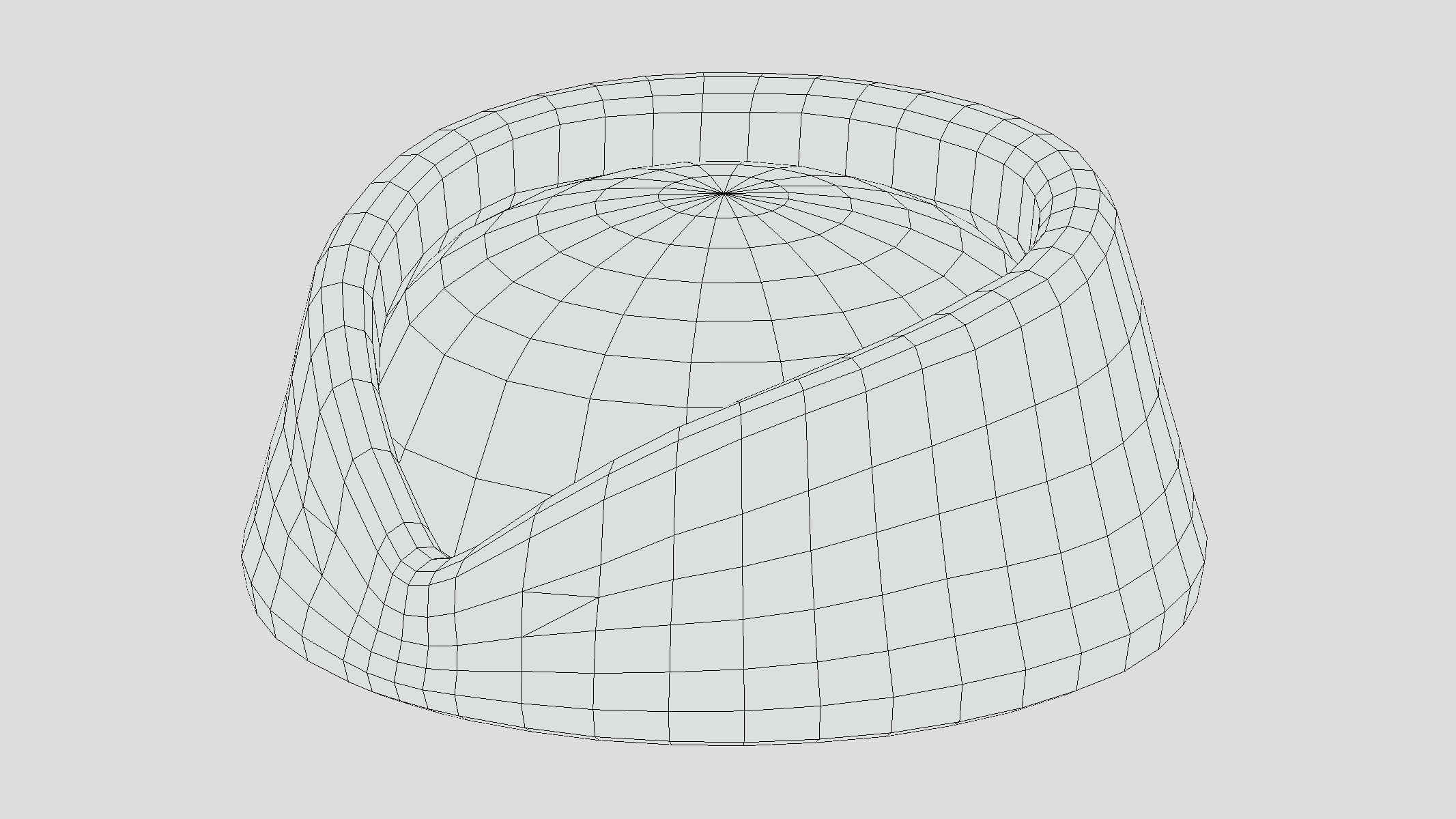 Pillbox Hat Low Poly Low-poly 3D model_1