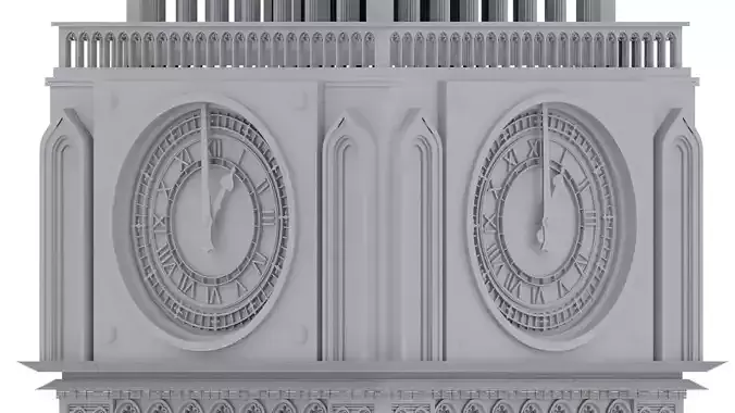 Clock Tower 3D Model